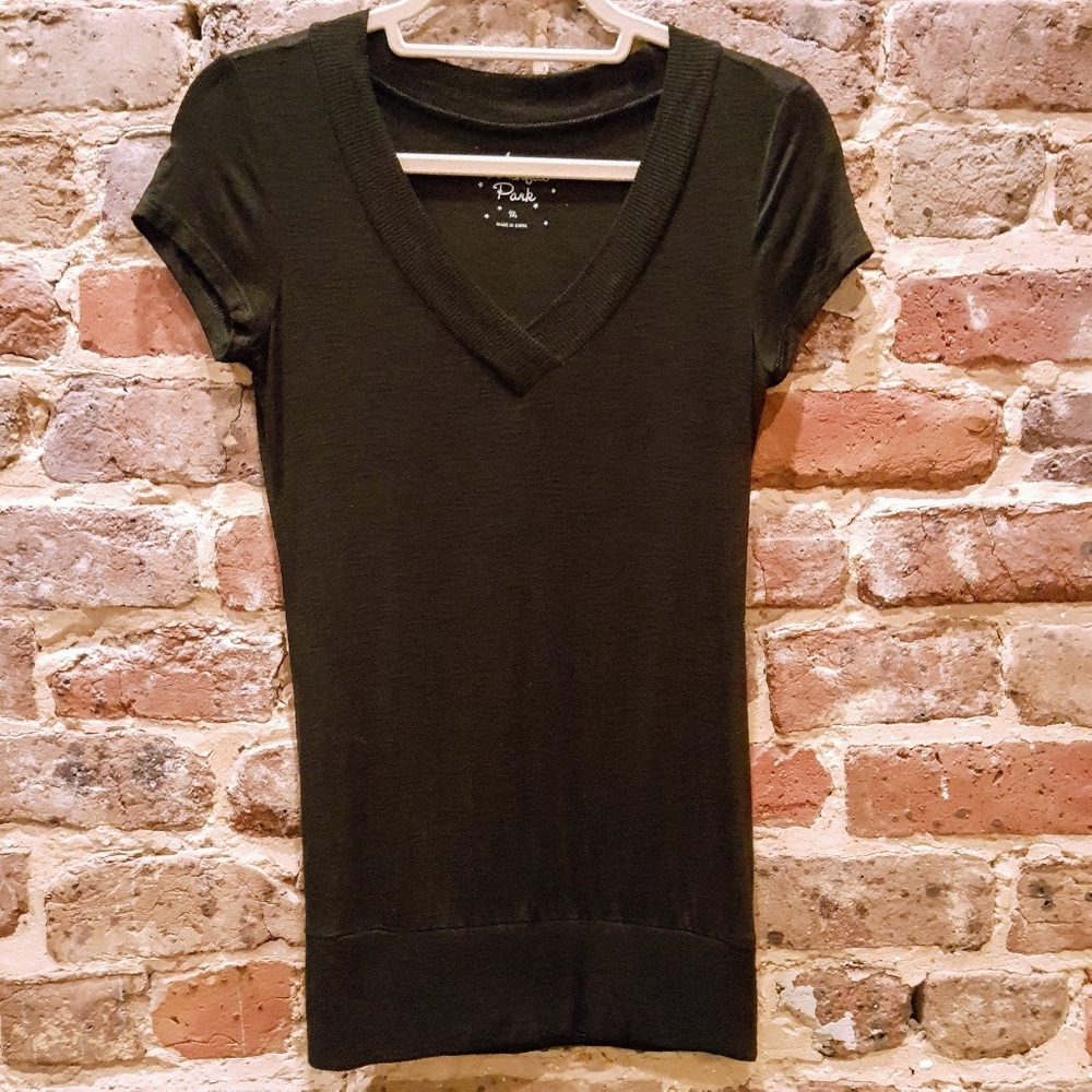 Wishful Park Black V-Neck Top